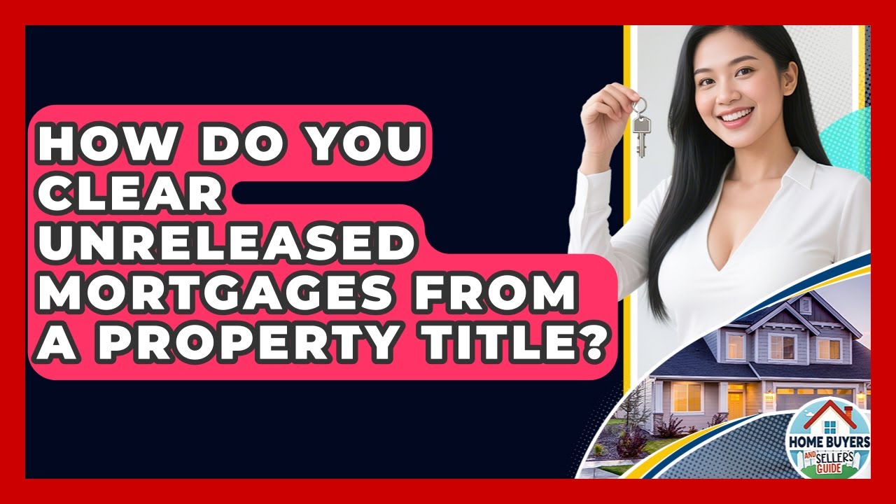 How Do You Clear Unreleased Mortgages From A Property Title? - Home Buyers and Sellers Guide