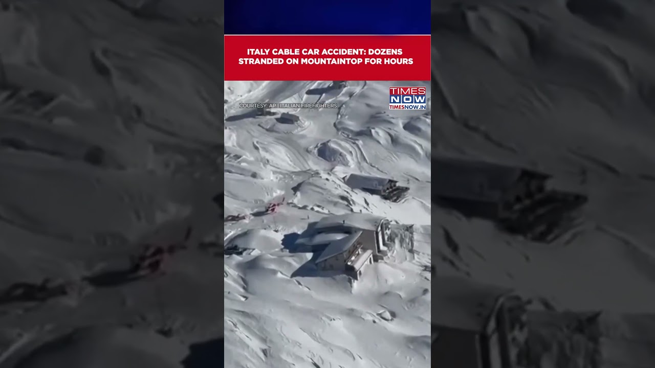 Cable Car Accident In Italian Alps Leaves At Least 4 Injured, 94 Stranded Evacuated By Helicopter