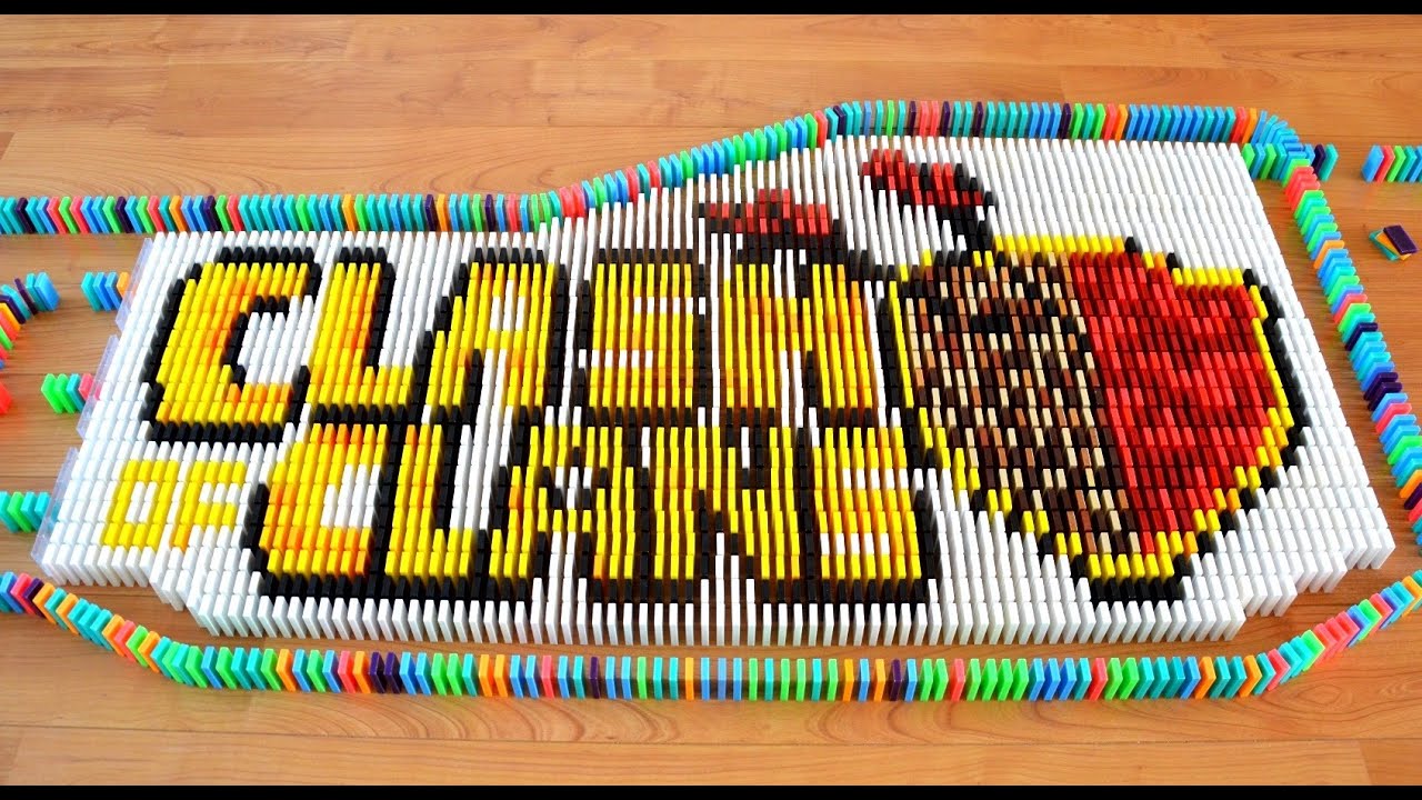 CLASH OF CLANS in 45,000 DOMINOES