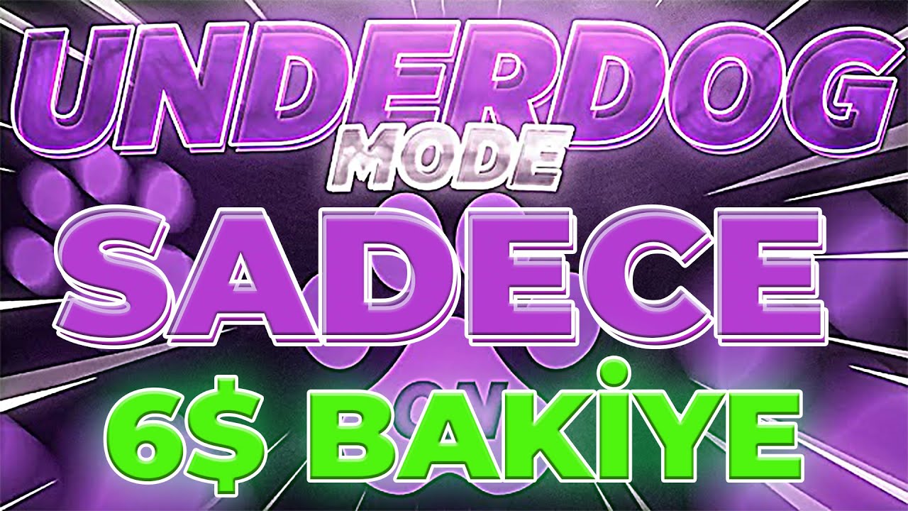SADECE UNDERDOG DENEDİM! KATLADIM MI? 6 DOLAR BAKİYE İLE KEYDROP KASA A&Ccedil;ILIMI | PROMO KOD BERO7