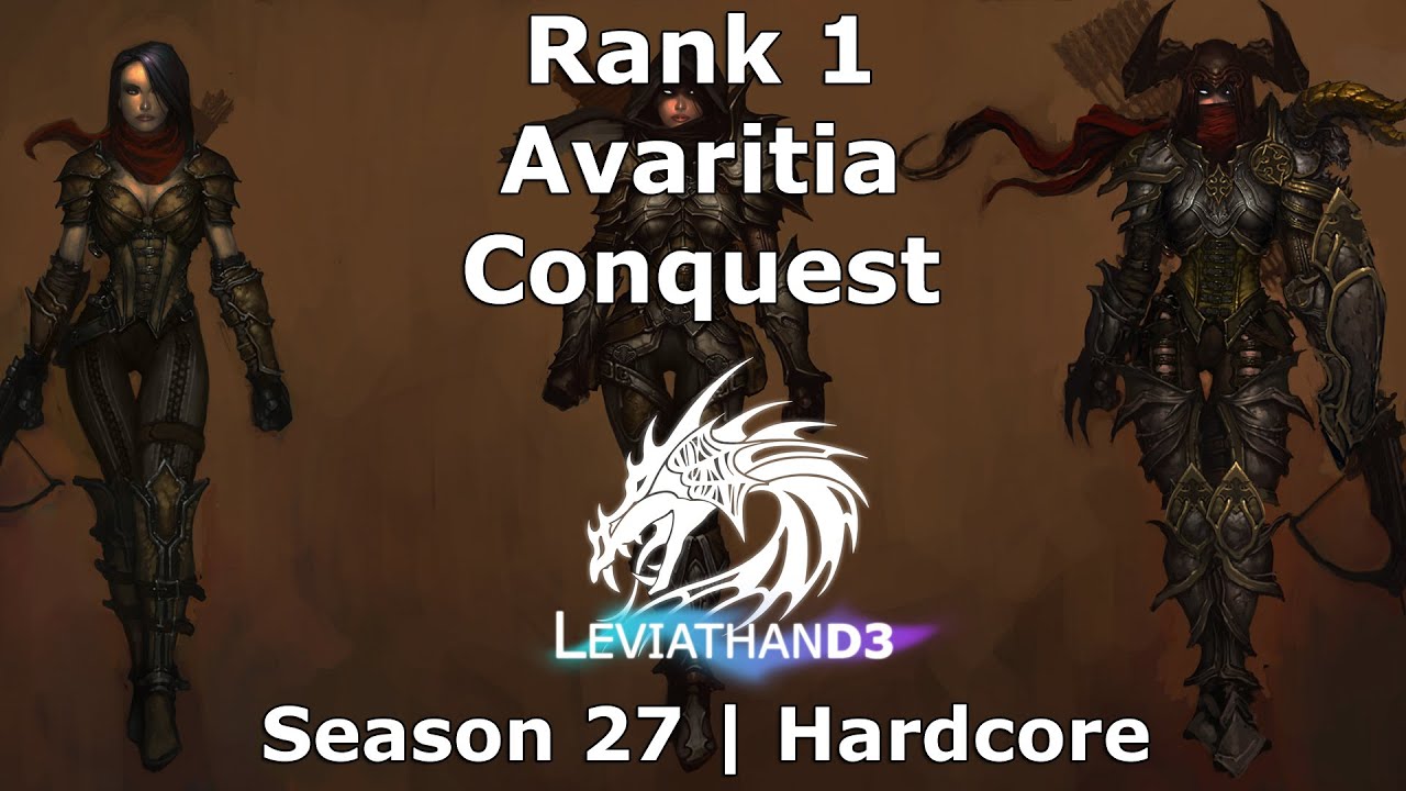 [Diablo 3] Rank 1 Avaritia Conquest | Season 27 Patch 2.7.4 Hardcore