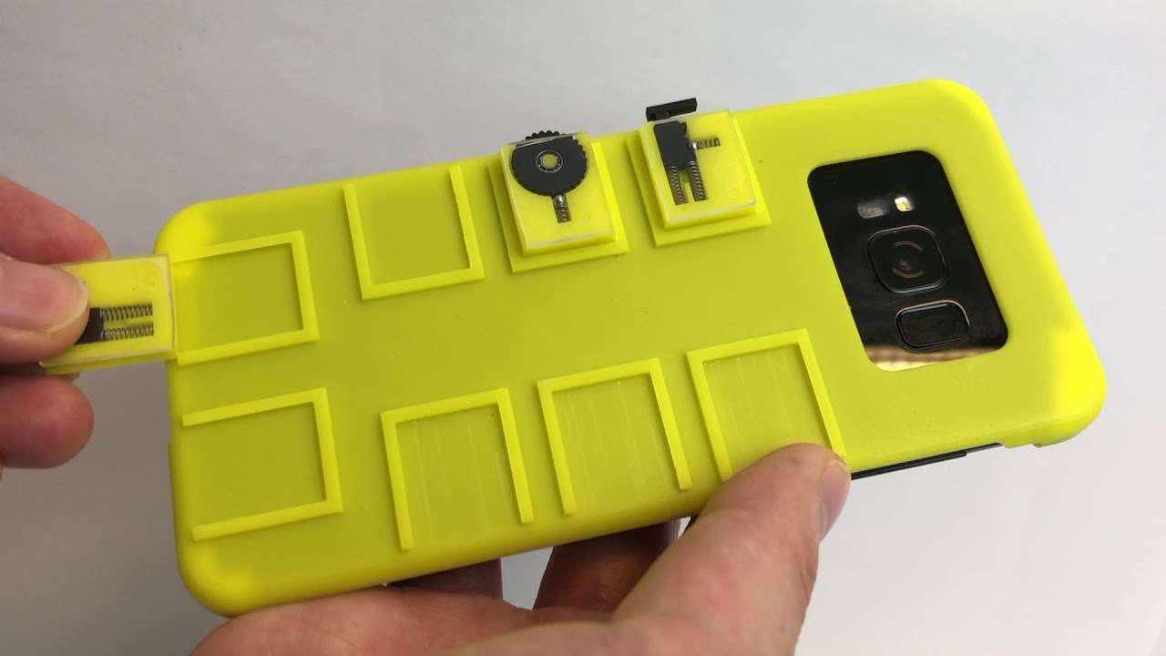 [SIGGRAPH 2019] Vidgets: Modular Mechanical Widgets for Mobile Devices