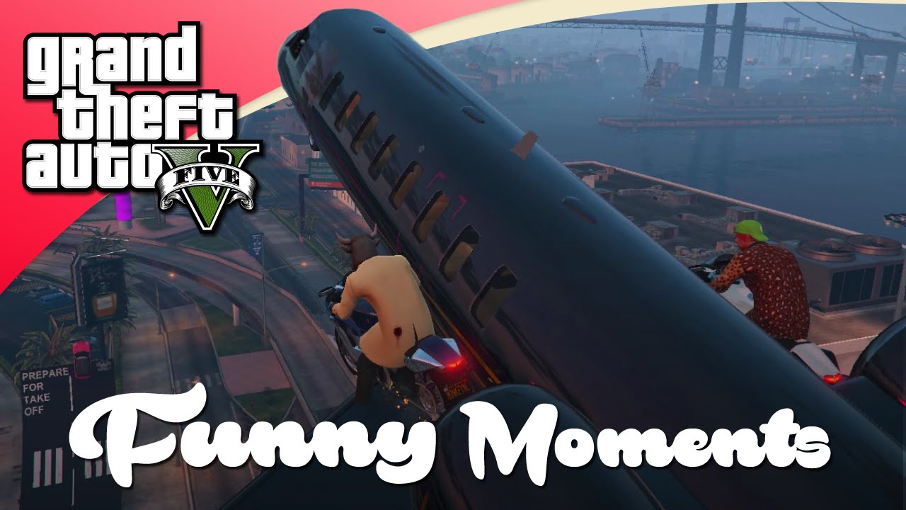 GTA V FUNNY MOMENTS - Windmolens & Vuurwerk, Vliegtuig Vs Motors! (Nederlands)