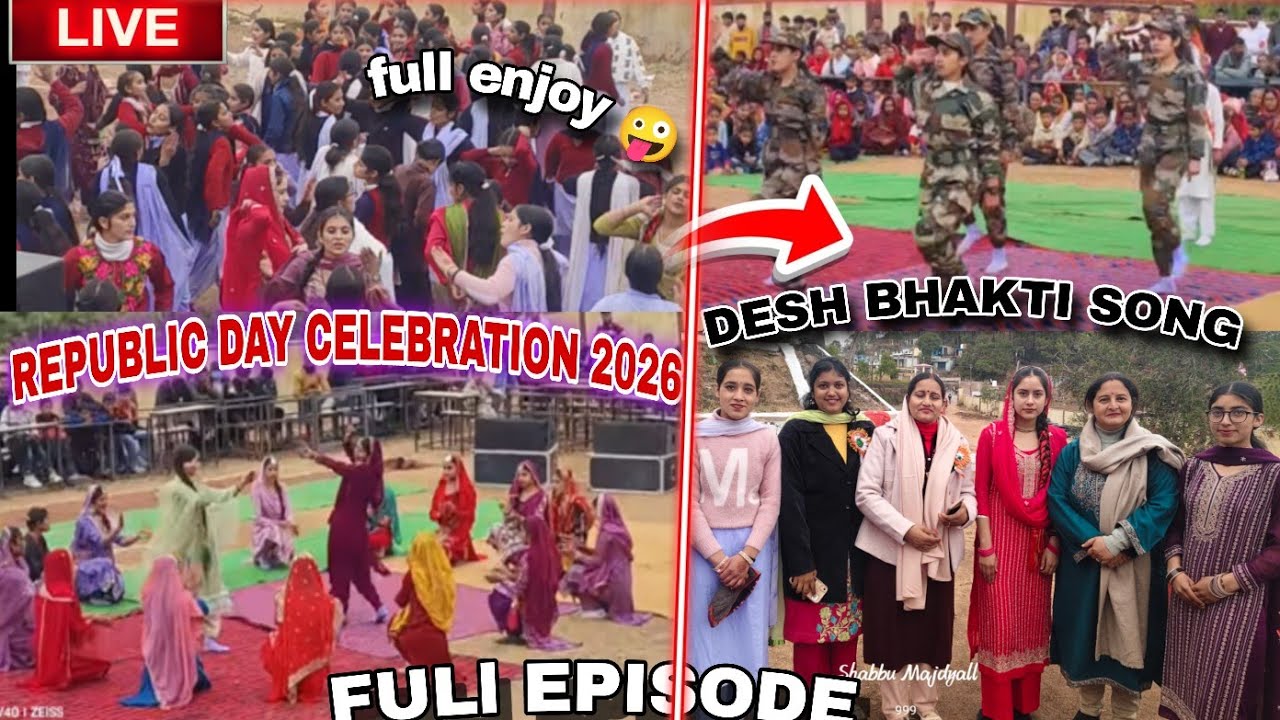 Republic Day celebration at dhar mahanpur// full episode 😍😍