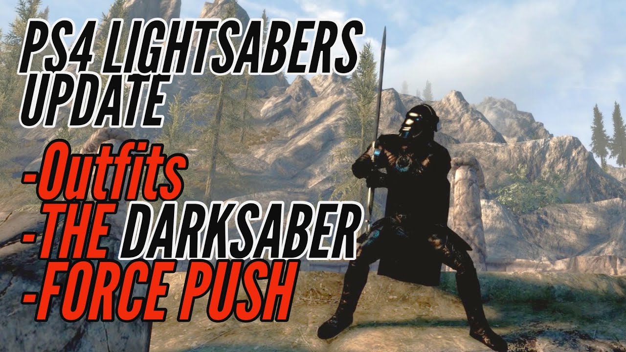 Skyrim PS4 Mod: PS4 Lightsaber Mod !!!Update!!!