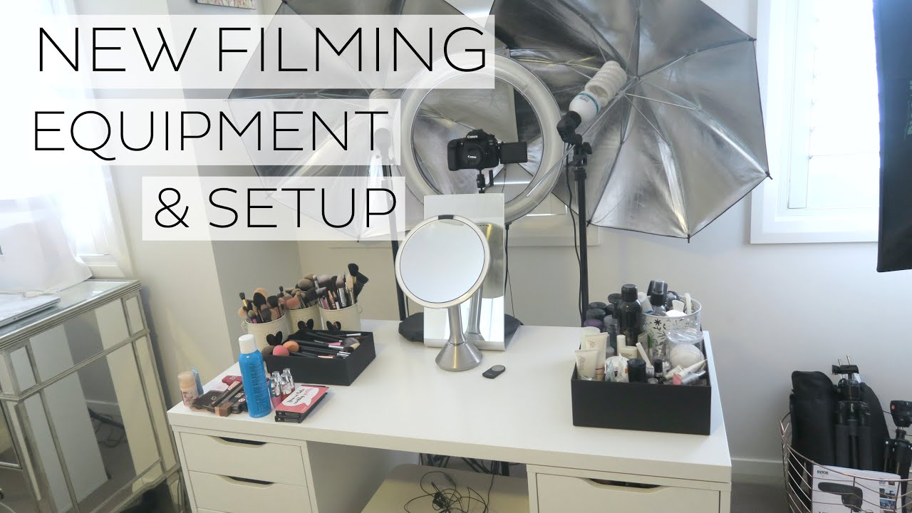 New Filming Equipment & Setup VLOG // Camera, Lighting, Mic // Rachael Jade