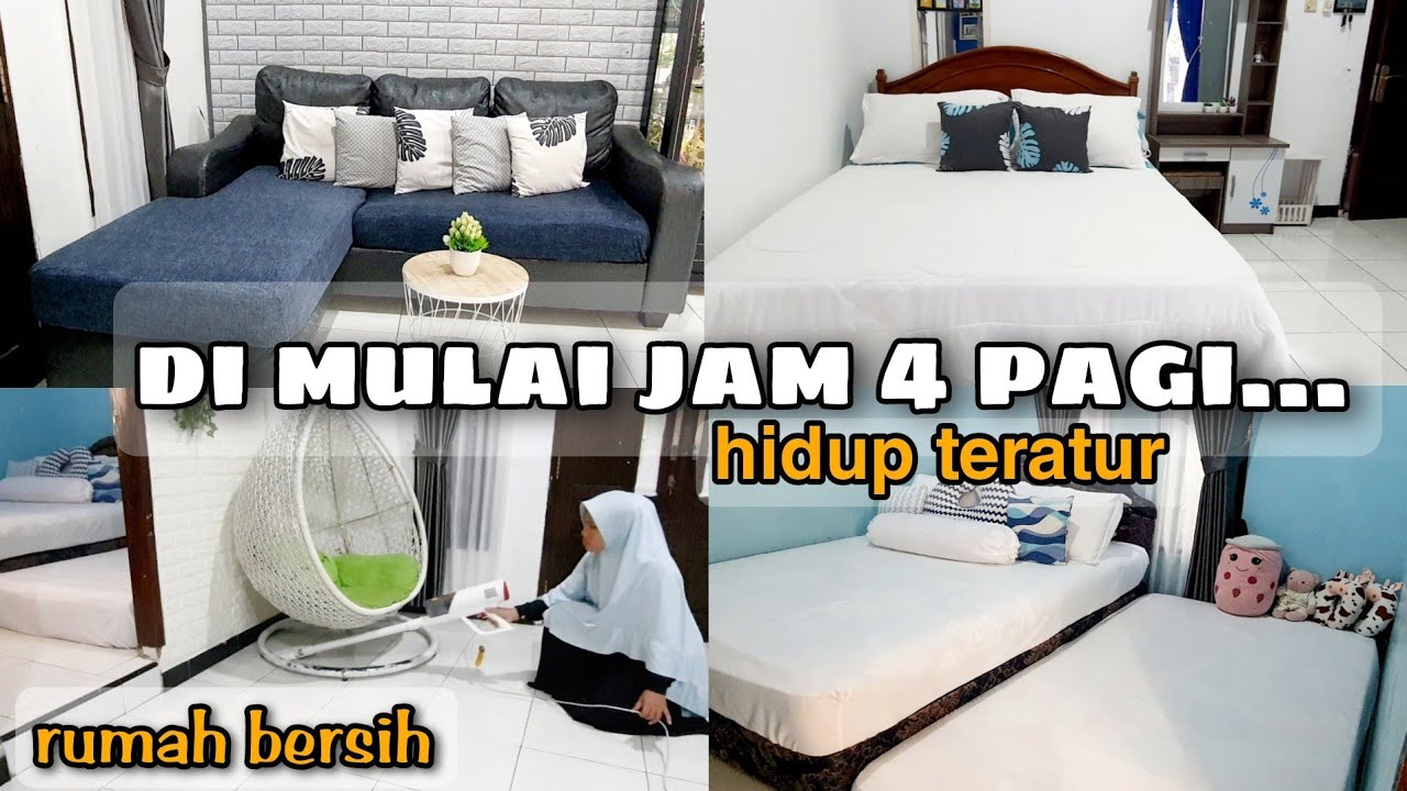 OH BEGINI⁉️RUTINITAS DARI JAM 4 PAGI‼️TIPS AGAR RUMAH SELALU BERSIH DAN RAPI@Zulaikha pratiwy