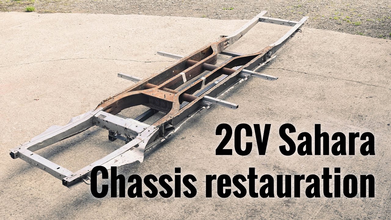 Citroën 2cv Sahara: chassis restauration