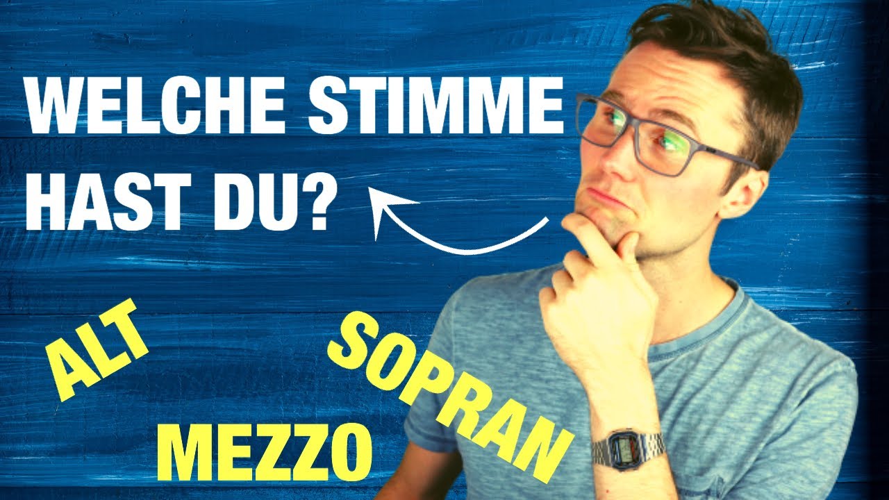 STIMMTEST (Frauen): Was für eine Stimme habe ich? (Alt, Mezzosopran, Sopran)