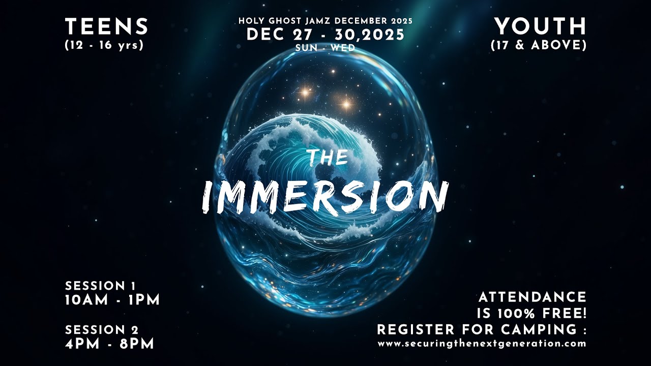 Living as a Child of God With Purpose | D3S2 - Night Session | DEC 29, 2025 | The Immersion 2025