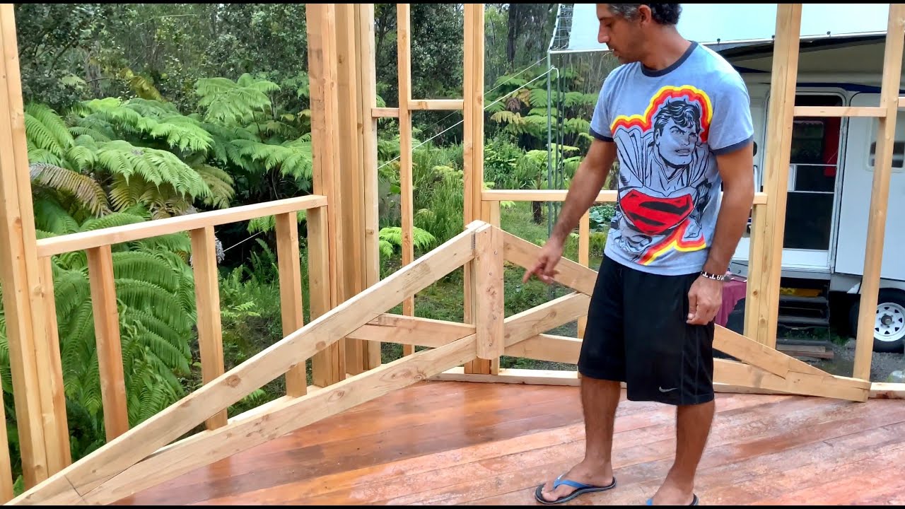 Building a scissor truss