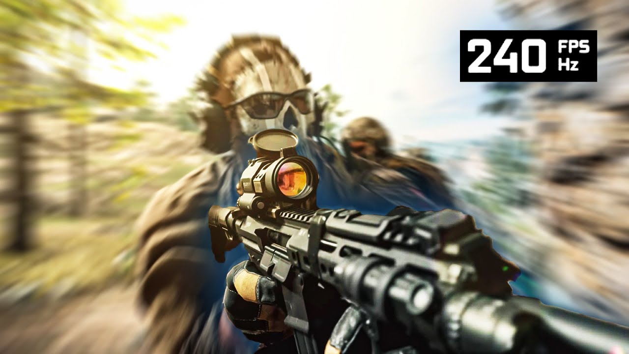 This is Modern Warfare 2 in 240FPS..
