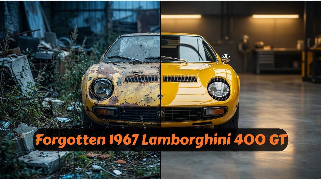 ASMR Restoration of an Abandoned Yellow Lamborghini 400 GT | Complete Rebuild from Rust to Showroom