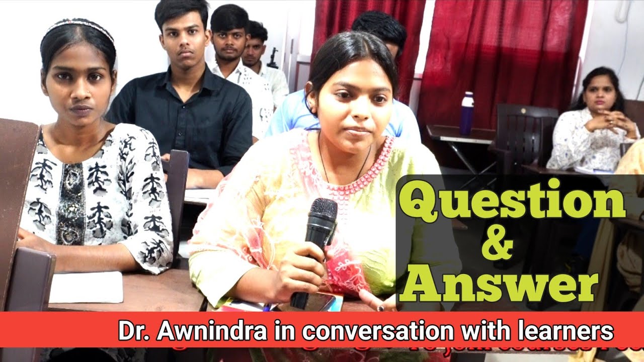 Question & Answer Session | Dr. Awnindra Sir in Conversation with learners | Gold Classes 