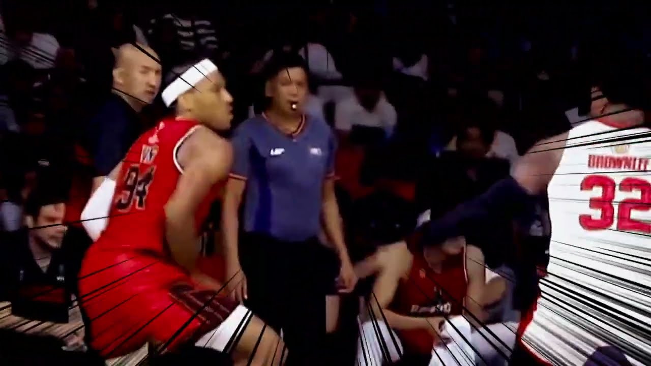 GEORGE KING 4 POINTS STEP BACK BLOCK JUSTIN BROWNLEE