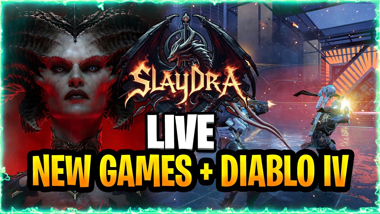 🪄☠️🔥*NEW GAMES + DIABLO IV LIVE (Time Takers, DragonKin) + ???