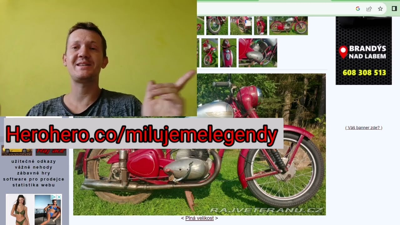 Hodnotím motorky z Ráje veteránů. Pérák a jawa 150 za skoro půl milionu