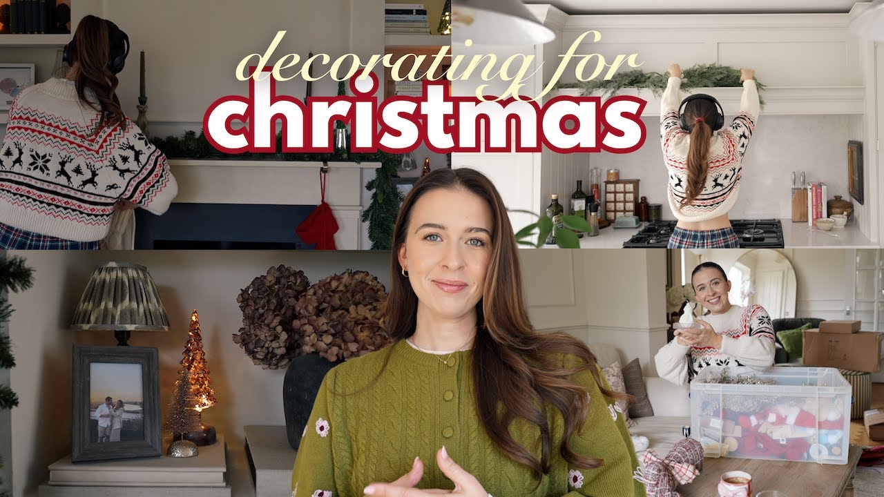 decorating for christmas 🌟🎄 a cosy festive vlog