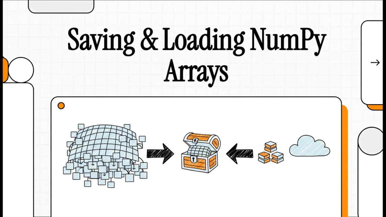 Сохранение и загрузка массивов NumPy