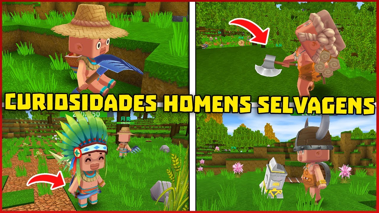 Mini World: CURIOSIDADES SOBRE OS HOMENS SELVAGENS DA NOVA ATUALIZAÇÃO