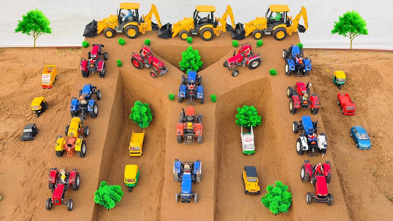tractor trolley video | tractor jcb video | jcb video | gadi | jcb cartoon 