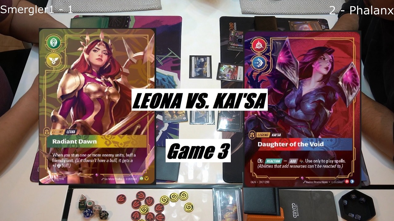 [Riftbound TCG] Leona v. Kai'sa - Smergler1 v. Phalanx (game 3 BO3)