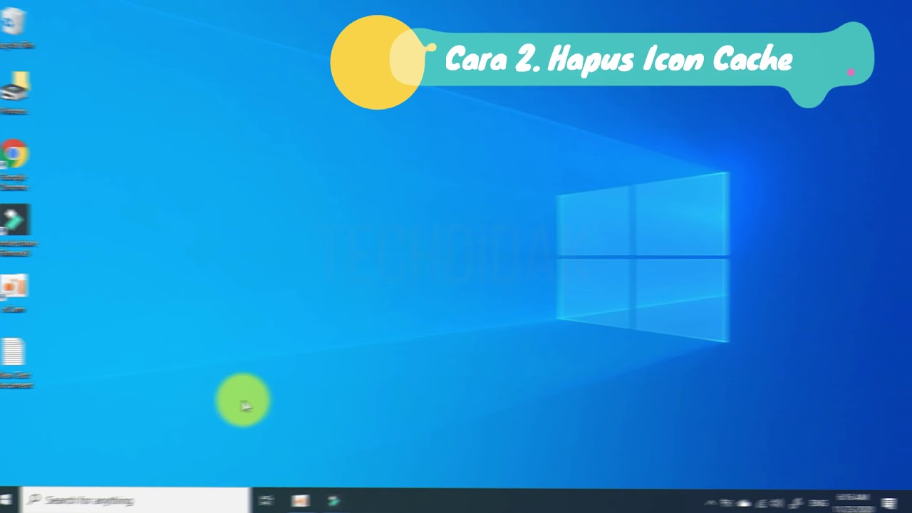Cara Mengatasi Icon Dekstop jadi Putih di Windows 7, 8, 10