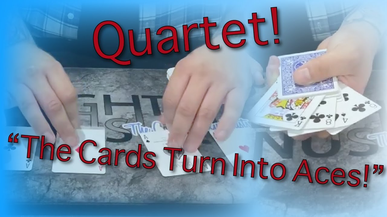 Quartet By Pit Hartling! | Amazing Card Magic!