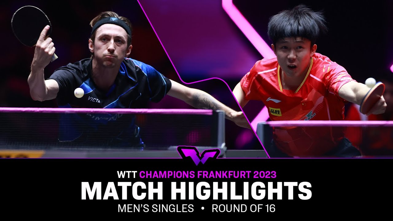 Liam Pitchford vs Wang Chuqin | MS R16 | WTT Champions Frankfurt 2023