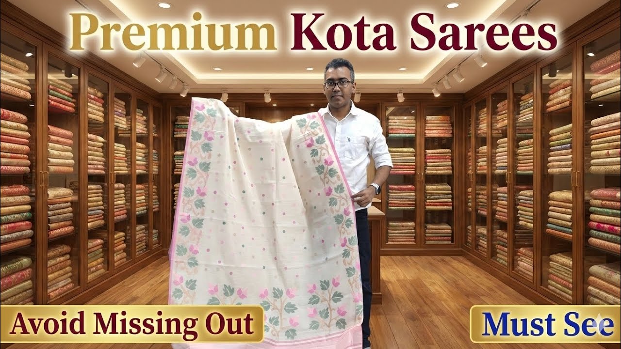 Premium Kota Sarees: Traditional and Elegant Designs | #KotaSaree #KolkataFashion #Sareeboutique
