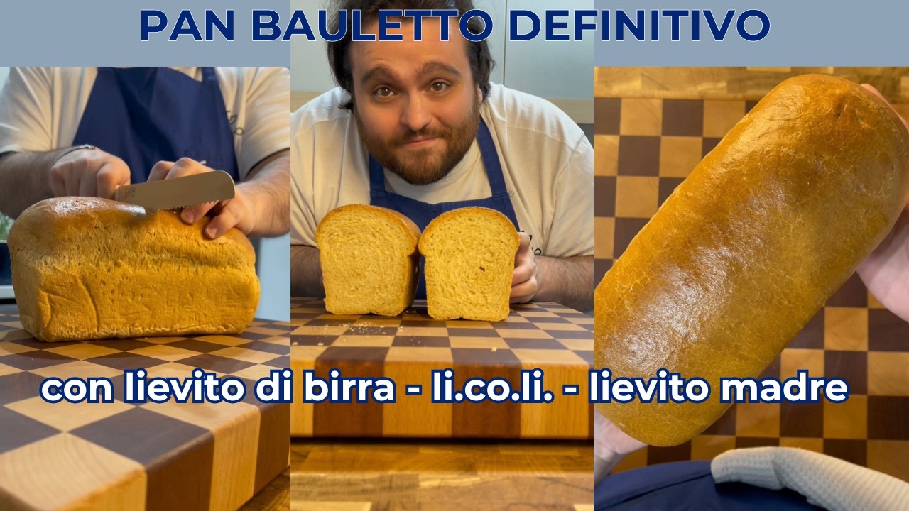 PAN BAULETTO  , la ricetta definitiva per un pane fatto in casa
