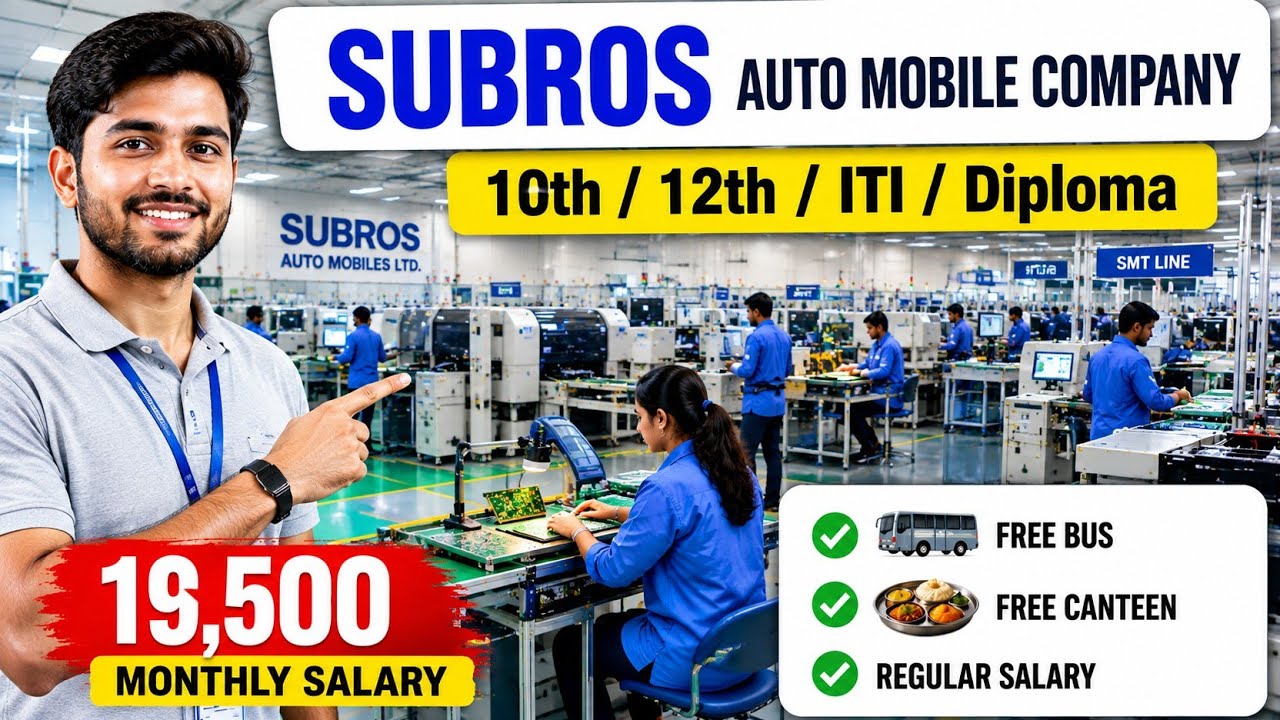 Subros Company Job Vacancy 2026 | 10th 12th ITI Diploma | Direct Joining | No Interview | Noida Jobs