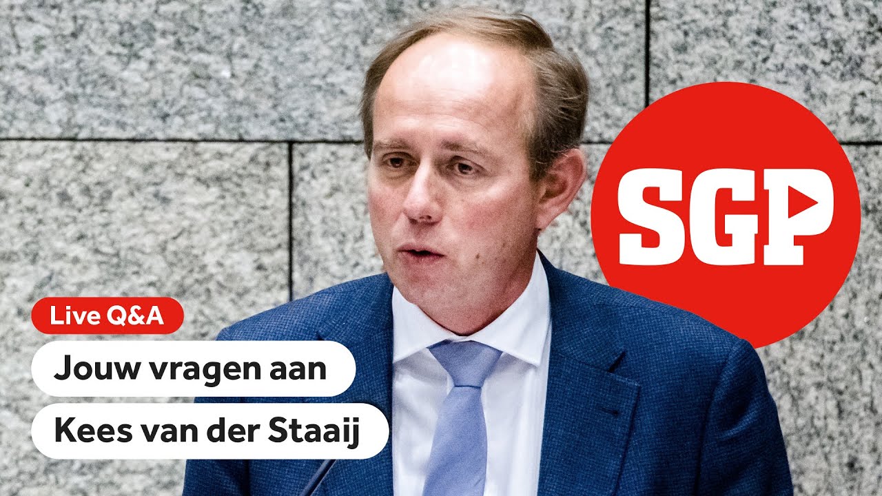 TERUGKIJKEN: Stel je vragen aan Kees van der Staaij (SGP)