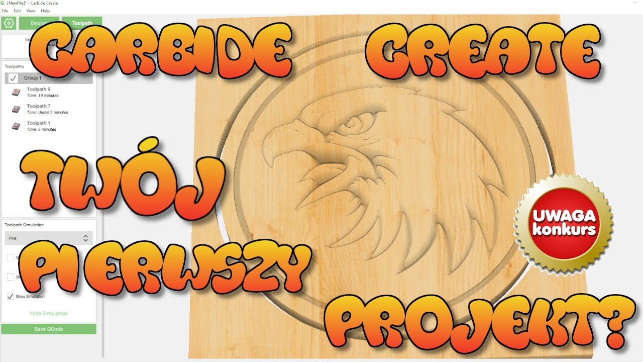 Carbide Create twój pierwszy projekt CNC?💪 Poradnik od A do Z ( 3/4 )