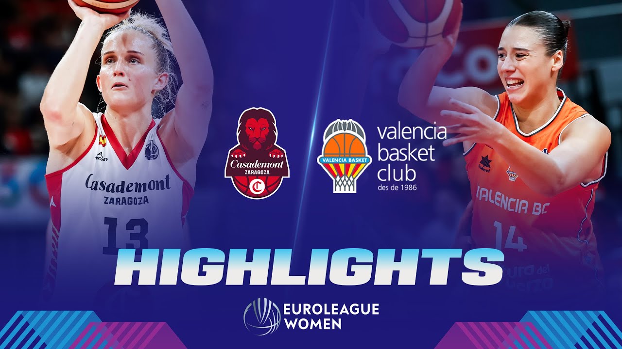 Casademont Zaragoza v Valencia Basket Club | Gameday 5 | Highlights | EuroLeague Women 2023-24