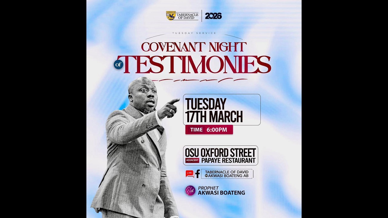 TUESDAY PROPHETIC SERVICE