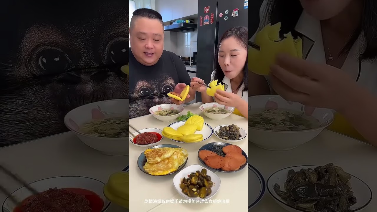 惡搞老公：偷偷放點芥末，愚蠢老公果然上當了 #food #funny #整蠱