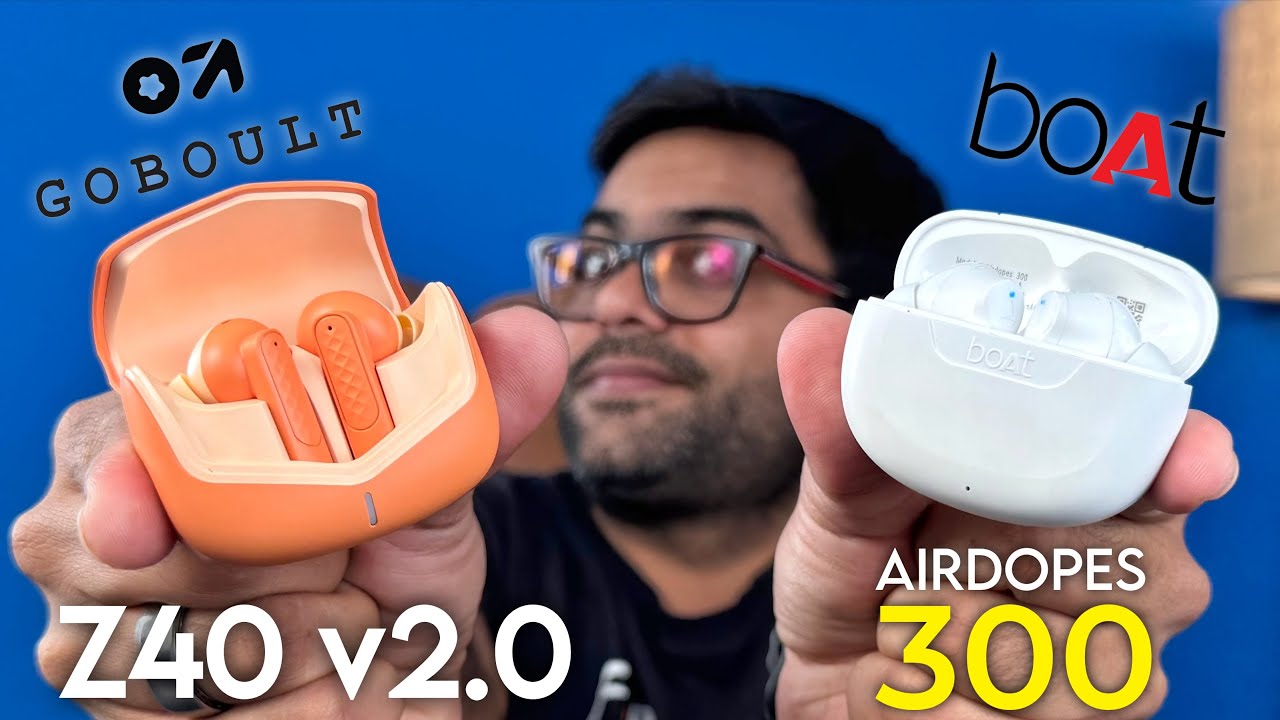 GOBOULT Z40 v2.0 VS boAt Airdopes 300 / Supreme ⚡⚡ Какие TWS лучше всего стоят до 1500 долларов?