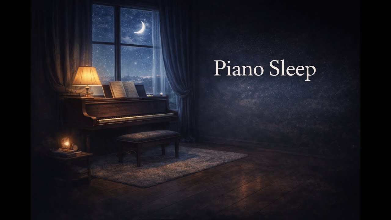 Piano Sleep Music 🌙 Deep Rest & Calm Mind | 8 Hours of Gentle Piano Ambient