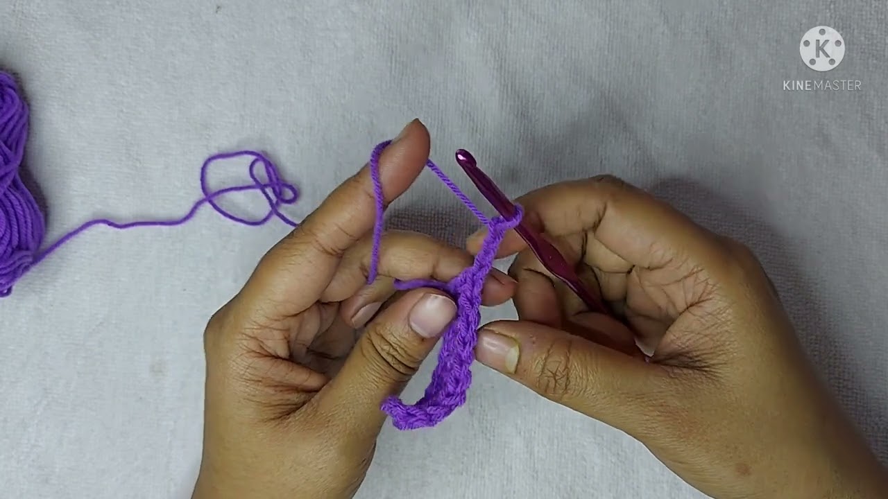 Learn Double Crochet stitch / how to do double crochet stitch ( in bengali )