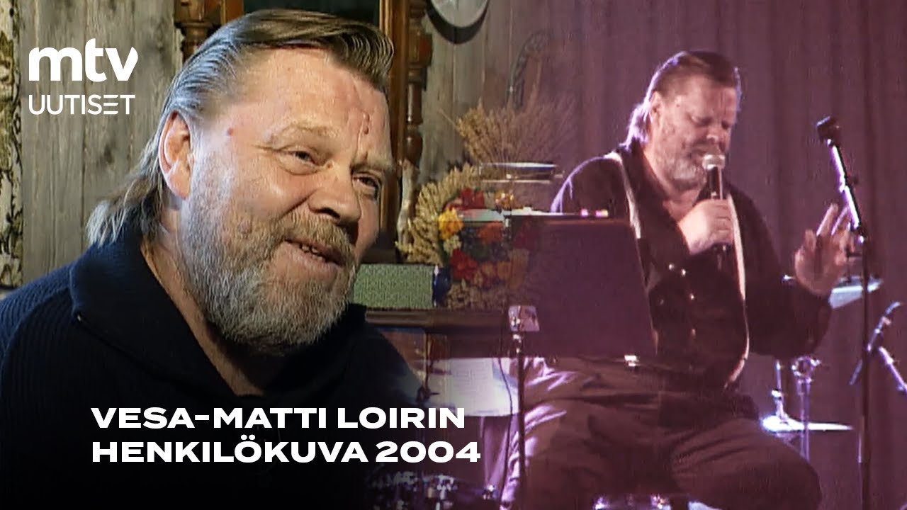 Vesa-Matti Loiri kertoo viihteen ja taiteen tekemisestä henkilökuvassa 2004