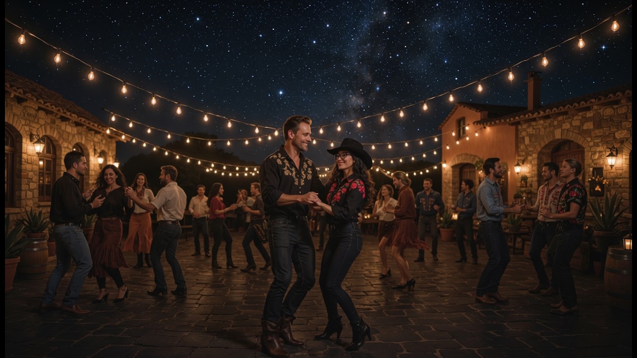 Midnight Starlight 🎸 TexMex & Country Duet | 2-Step Night Under the Stars 🌟💃🕺