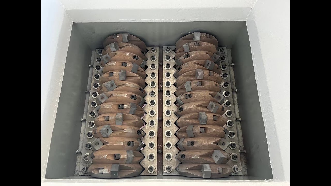 PP Jumbo Bag Woven Bag Twin Shaft Shredder