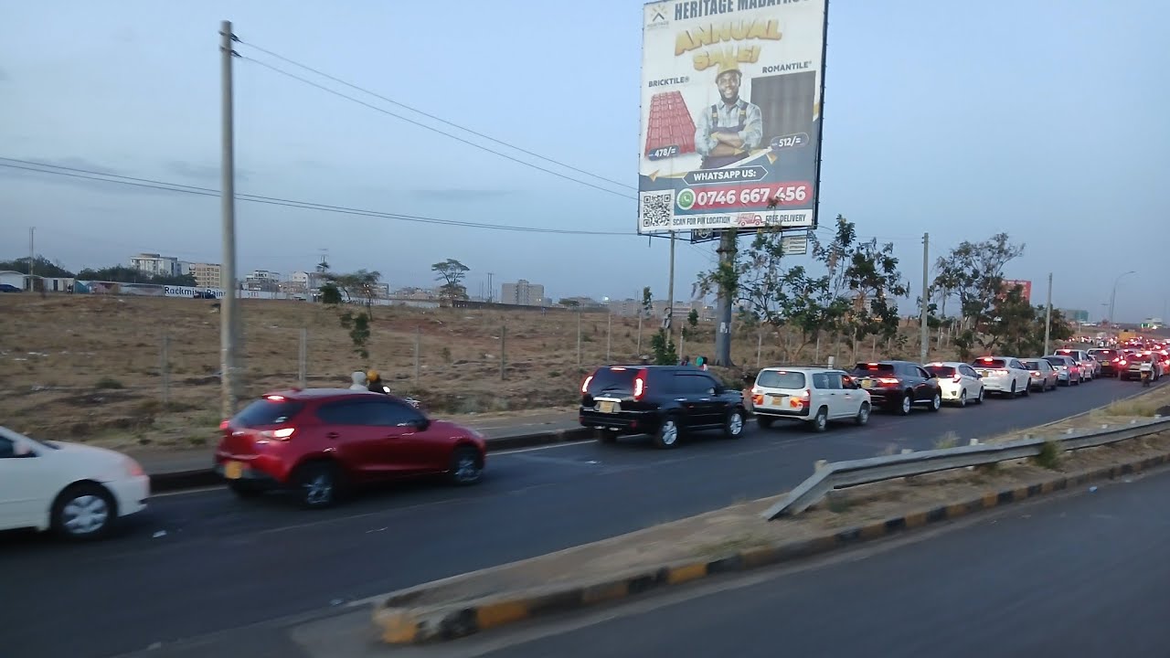 Kenya in the evening, rush hour
