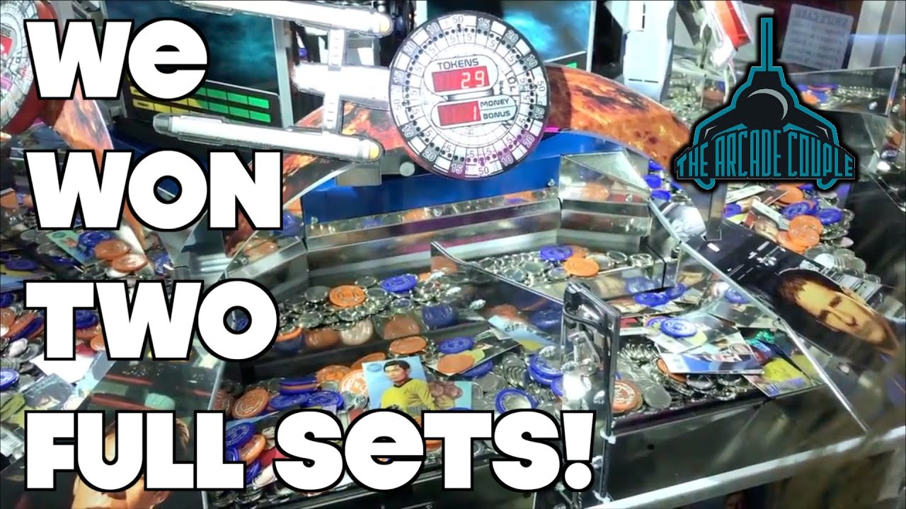 We Won BIG From The Star Trek Coin Pusher!