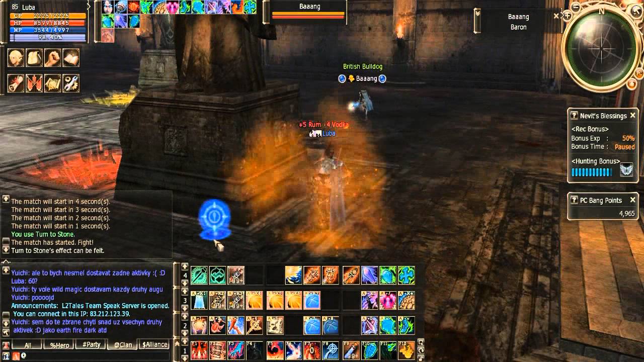 Lineage 2 Olympiad H5 DoomCryer Player Luba