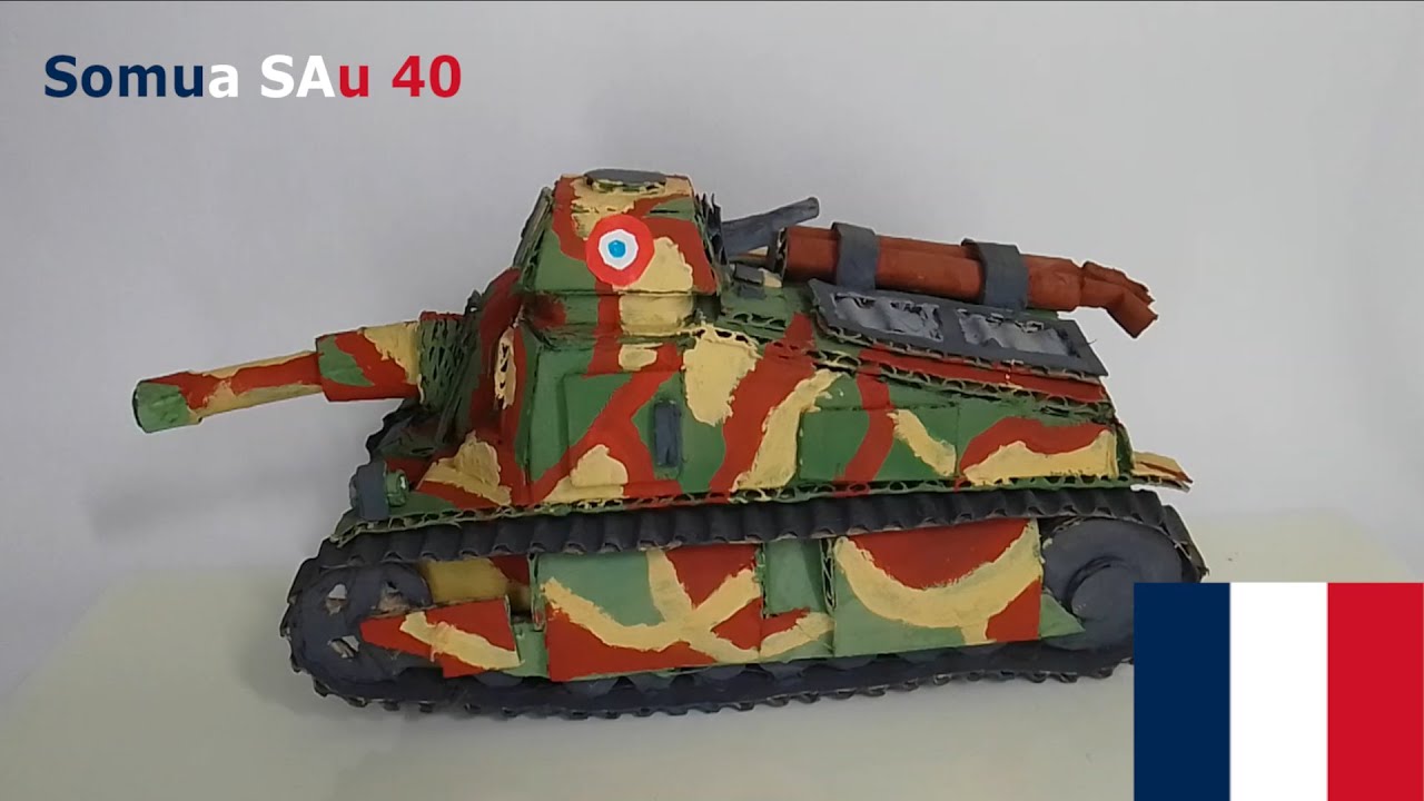 Somua SAu 40 #4 - tank model (Ďakujem Duklock)