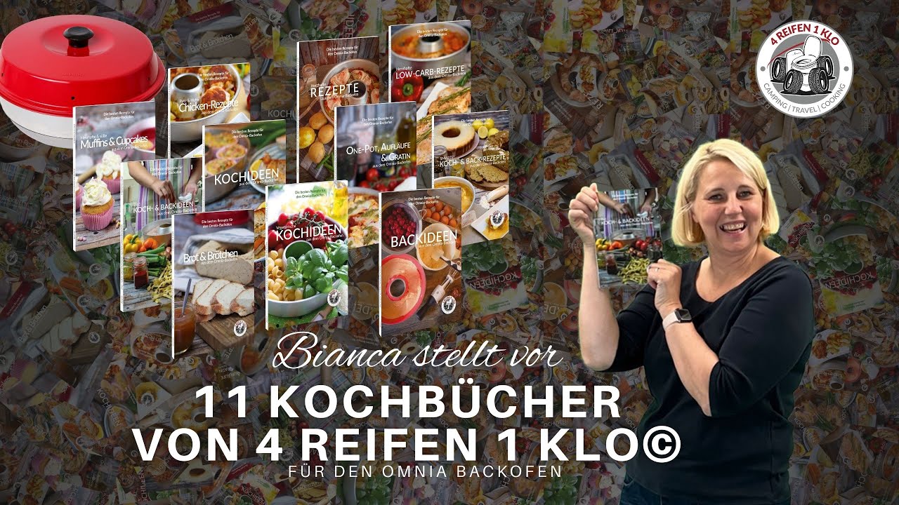 Wow! ⚡️ 11 Kochbücher für den OMNIA Backofen von 4REIFEN1KLO