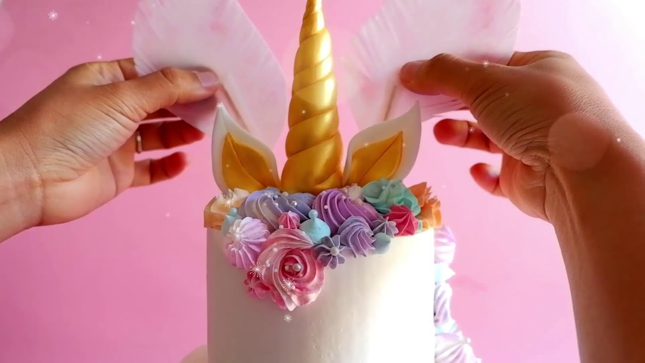 วิธีทำ หูและเขา ของยูนิคอร์น   Unicorn