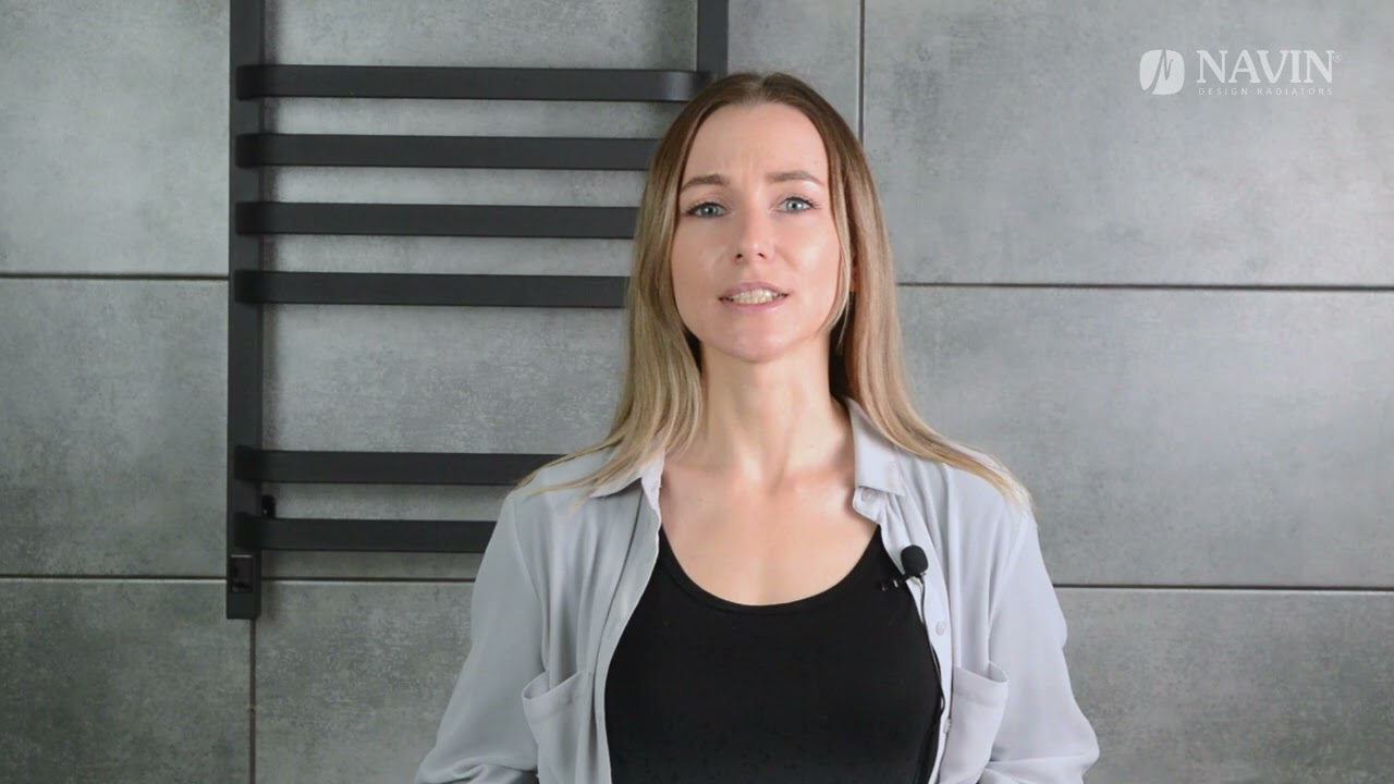 Приховане підключення рушникосушарки Navin